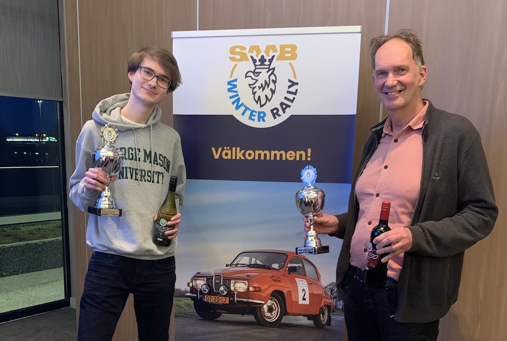 Dinkelberg en Dinkelberg winnen opnieuw Saab Winter Rally!