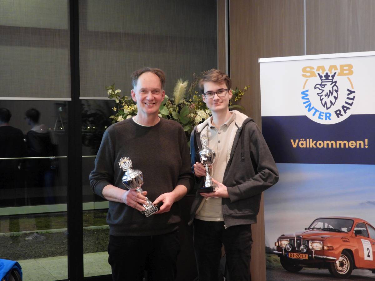 Dinkelberg en Dinkelberg winnen ook 3e Saab Winter Rally!