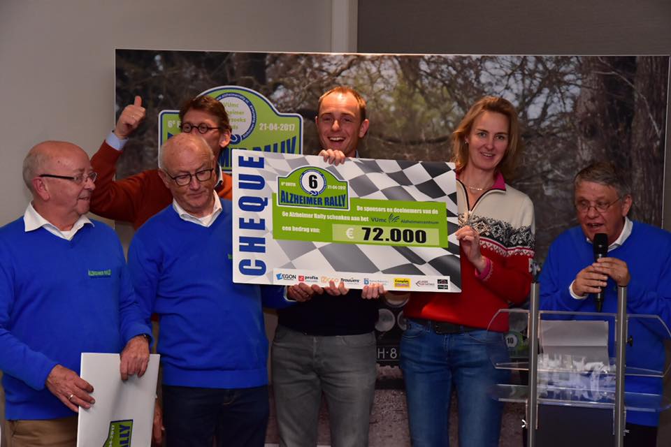 Gerrit Teerink - Bas de Rijk winnaars 6e Alzheimer Rally