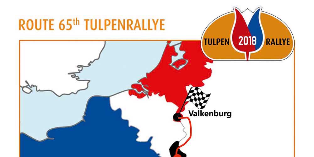 Route Tulpenrallye 2018 uitgelekt