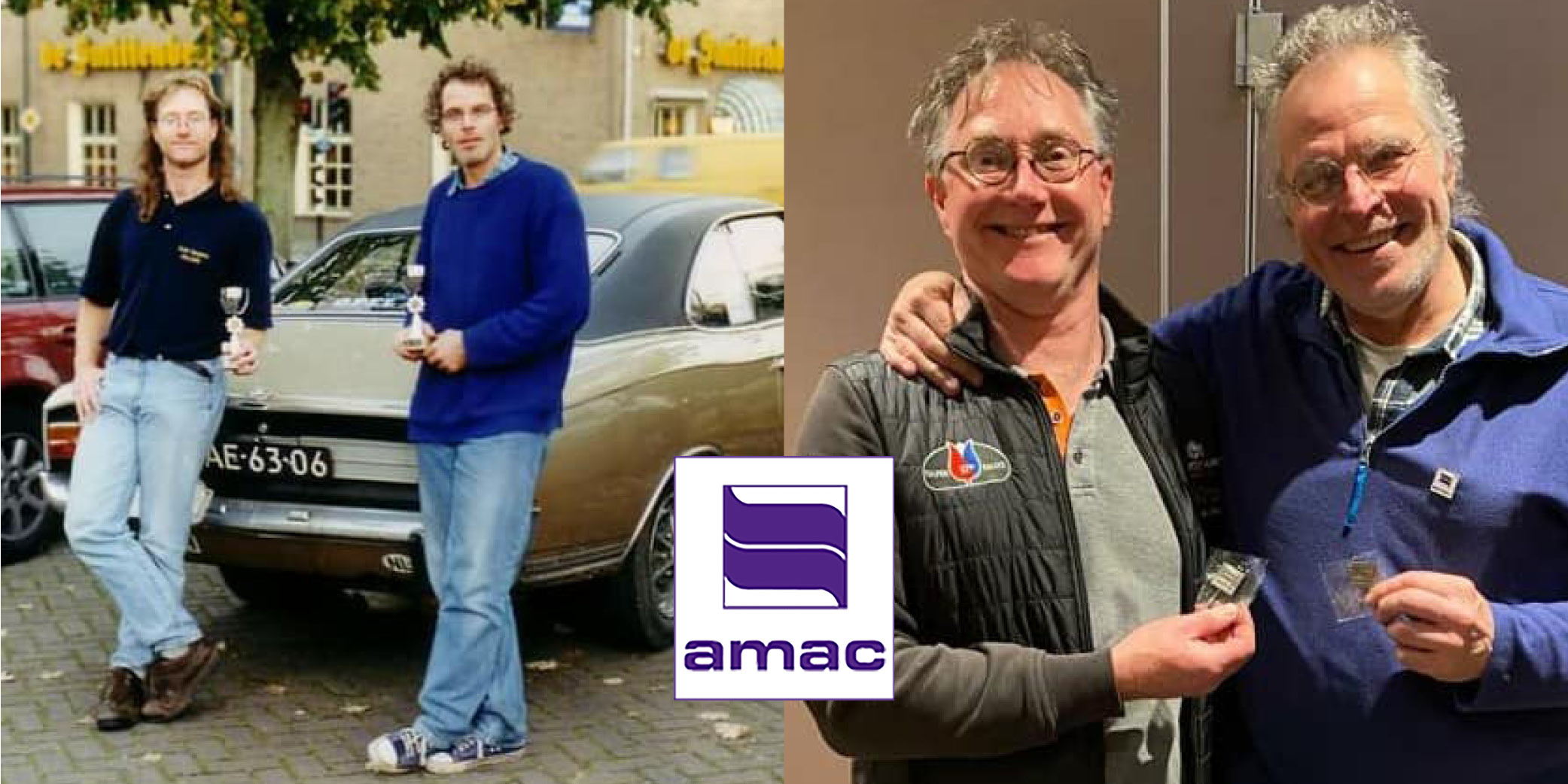 Rutger Kwant en Carl Verboom 25 jaar lid van AMAC