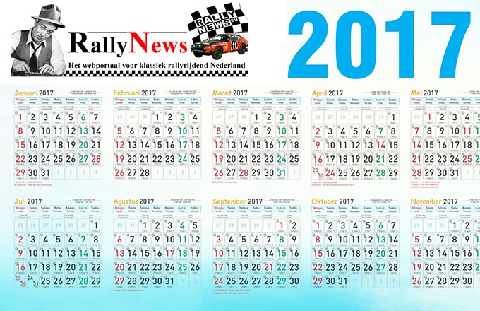 Rallykalender 2017
